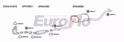 Система выпуска ОГ EuroFlo KACEEP16D 1001B